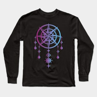 Wind rose and dream mandala Long Sleeve T-Shirt